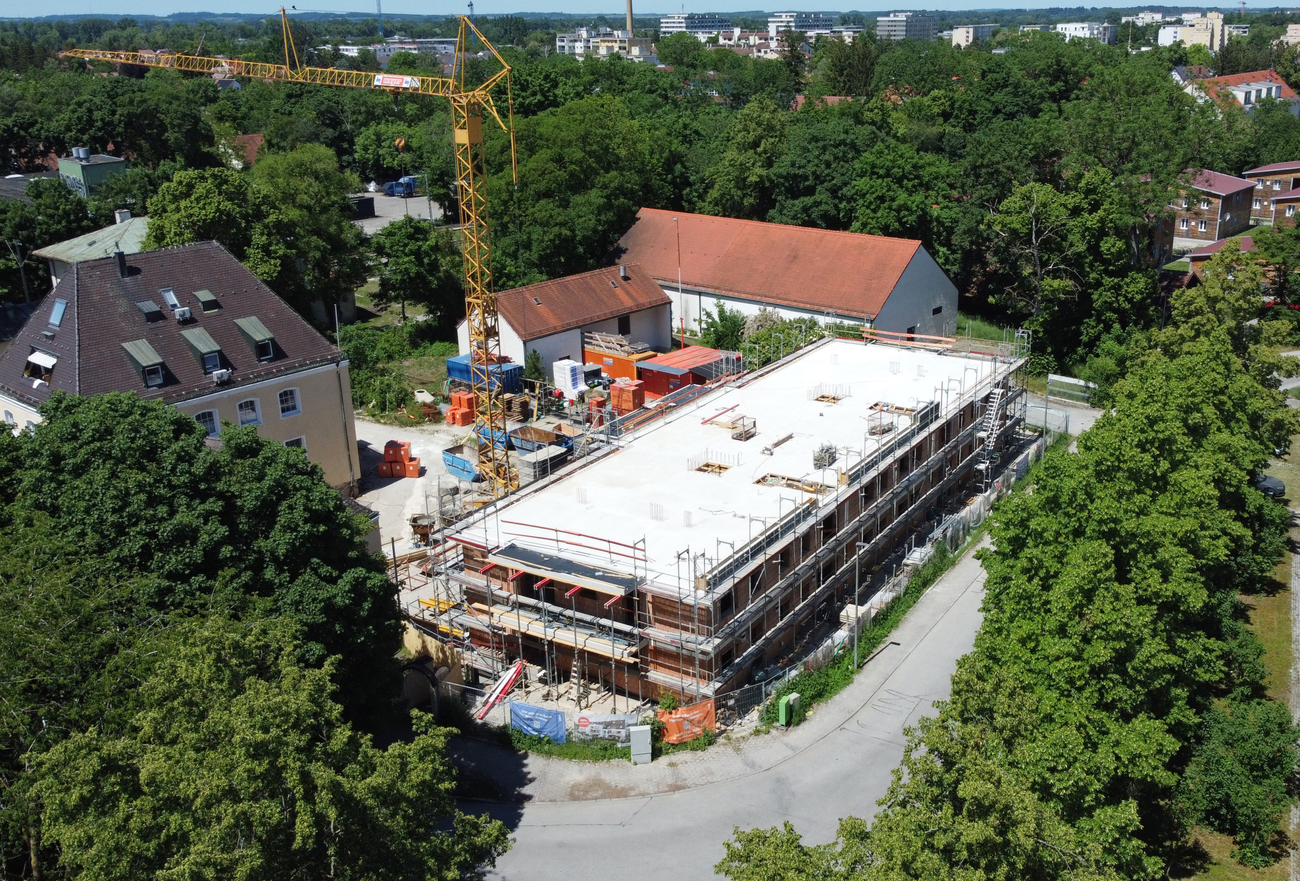 Luftbild_Blick_Nordwesten_Neubau_Oberschleißheim