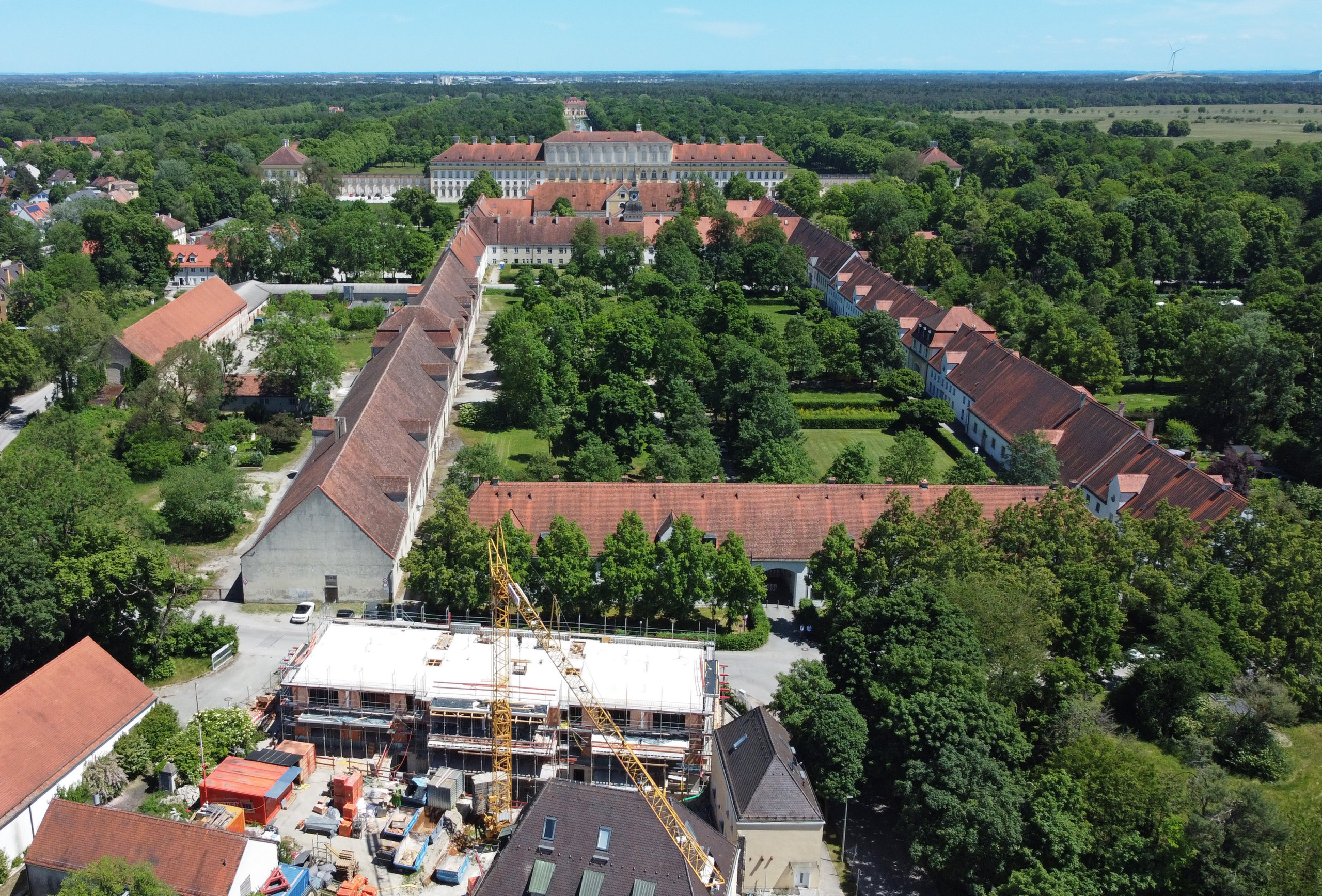 Luftbild_Oberschleißheim_Blick_Schlosspark
