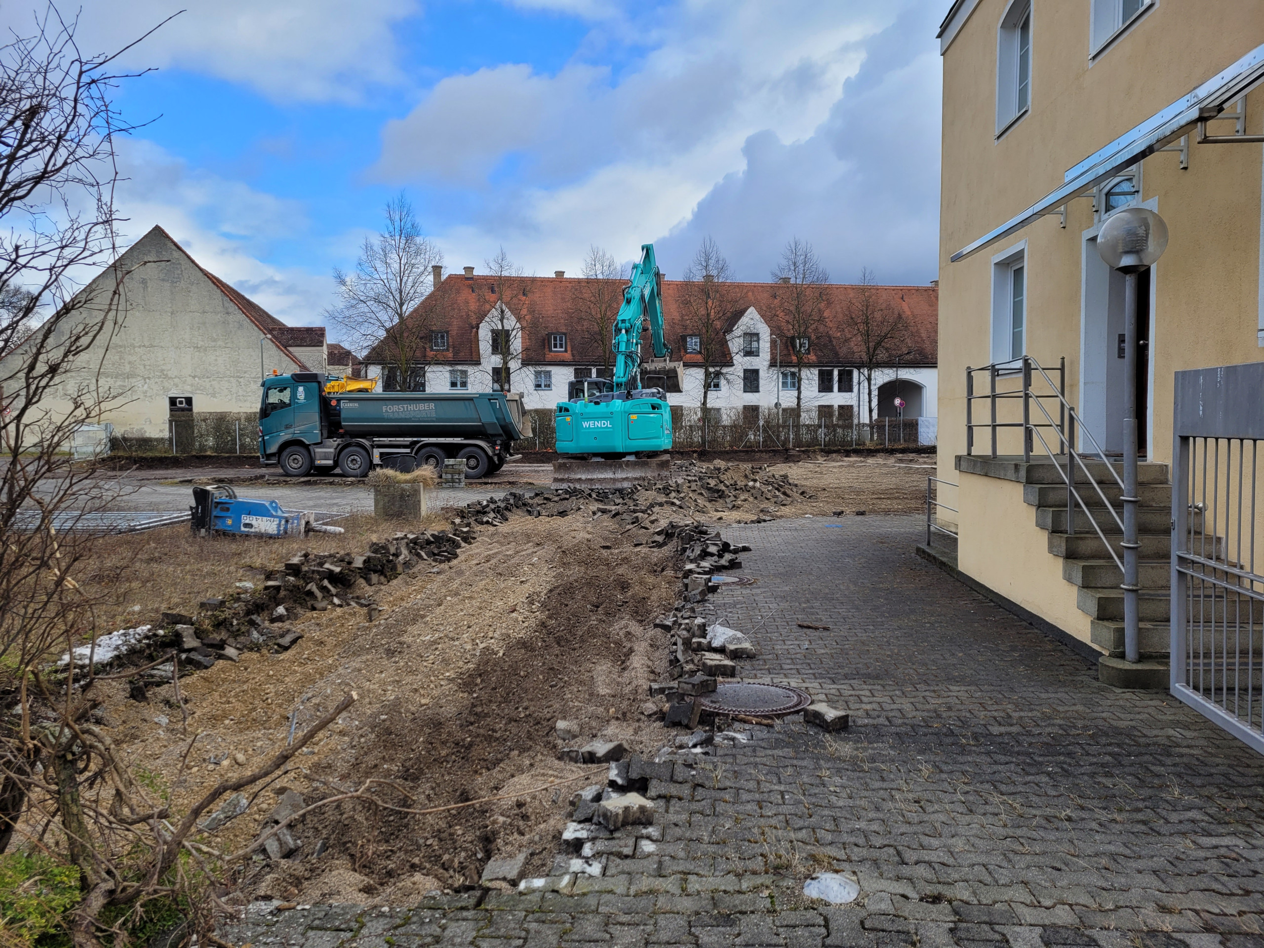 Oberschleissheim_-_Baustelle_Foto_1_-__20.01.2022