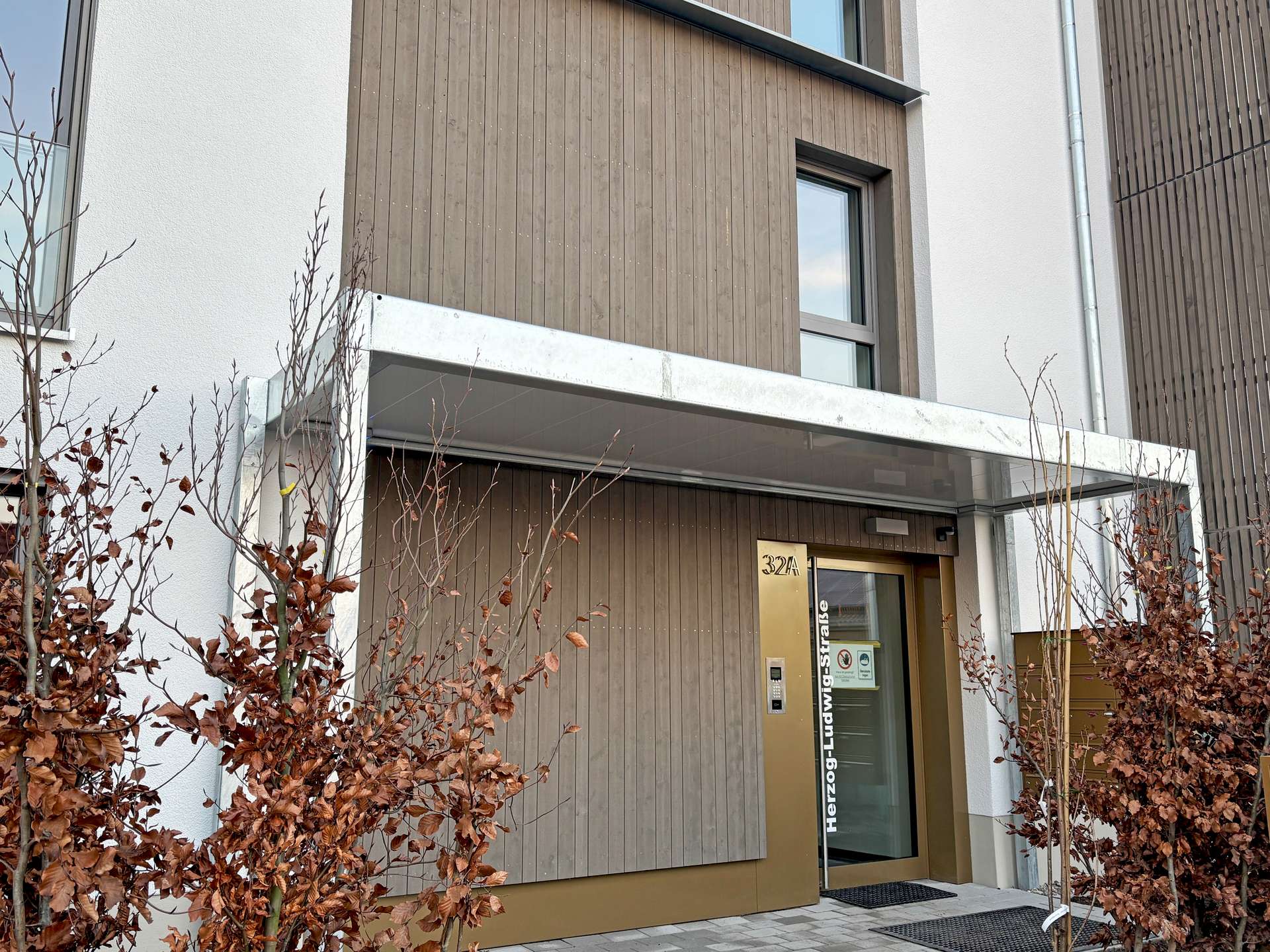 Hauseingang des Gebäudes