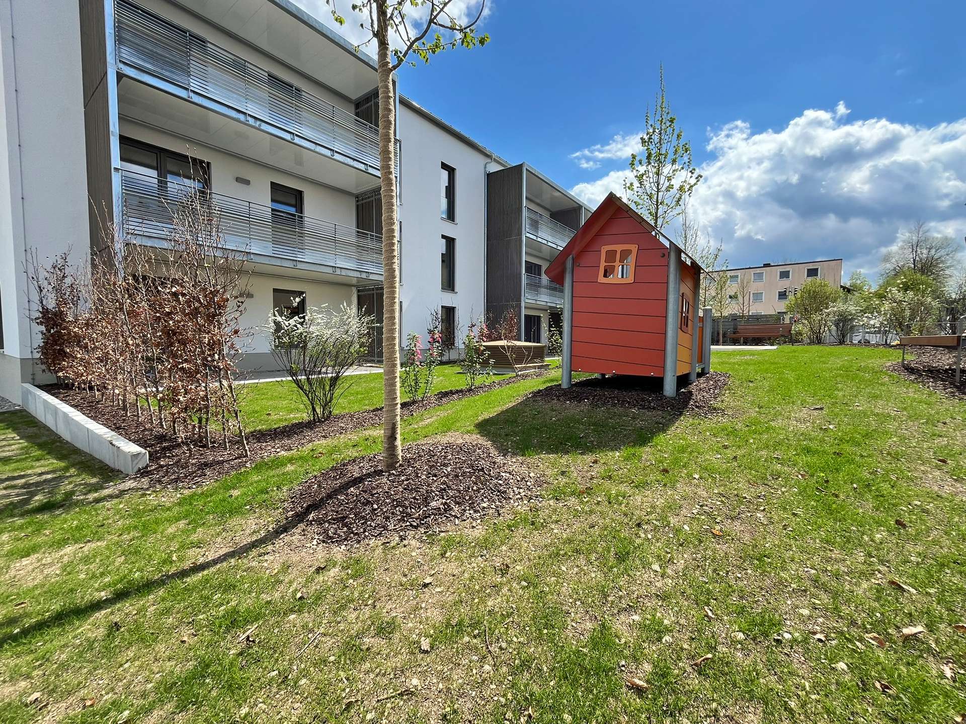 Ansicht Freifläche Spielplatz