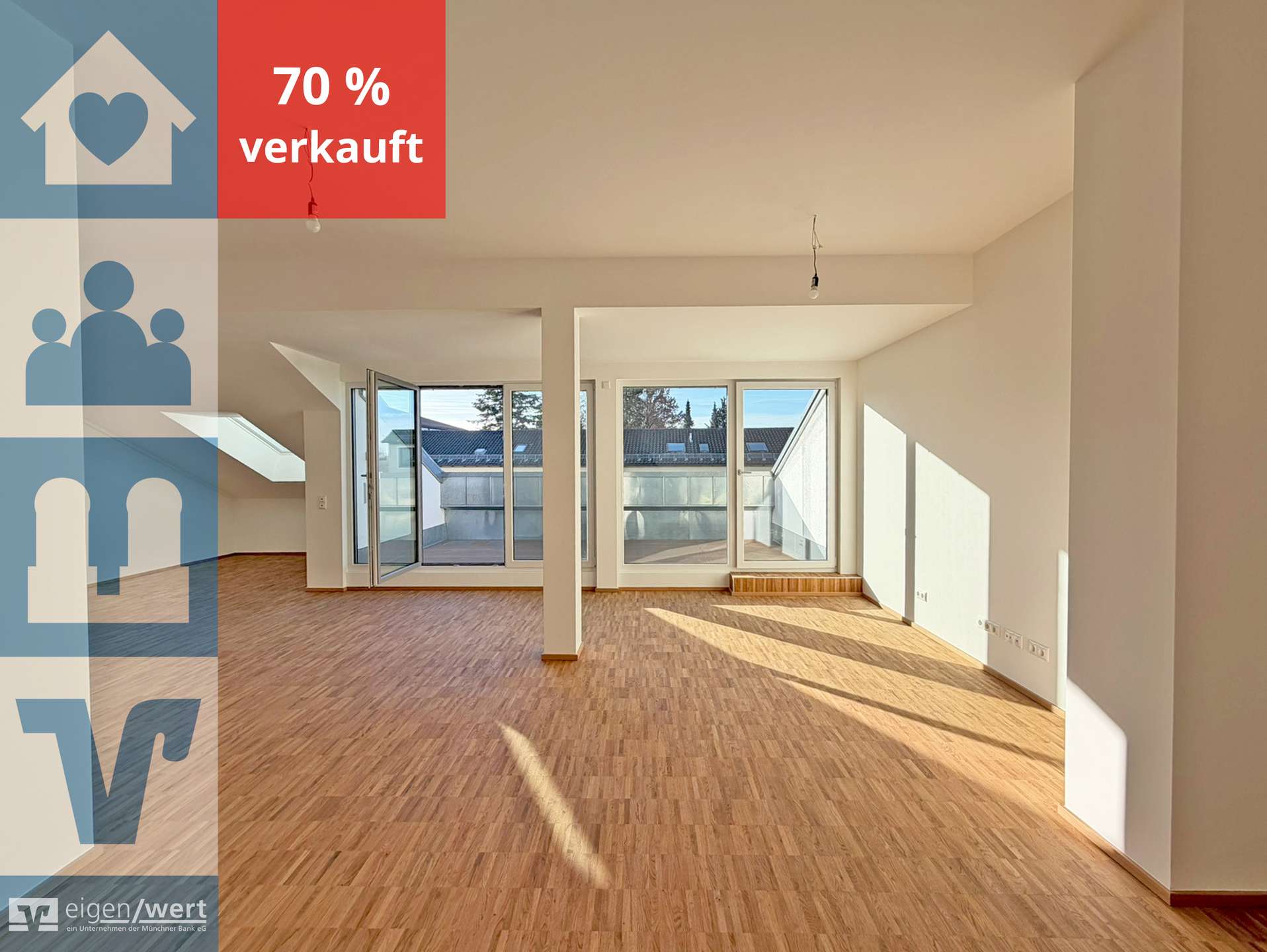 Lichtdurchflutetes Wohnzimmer