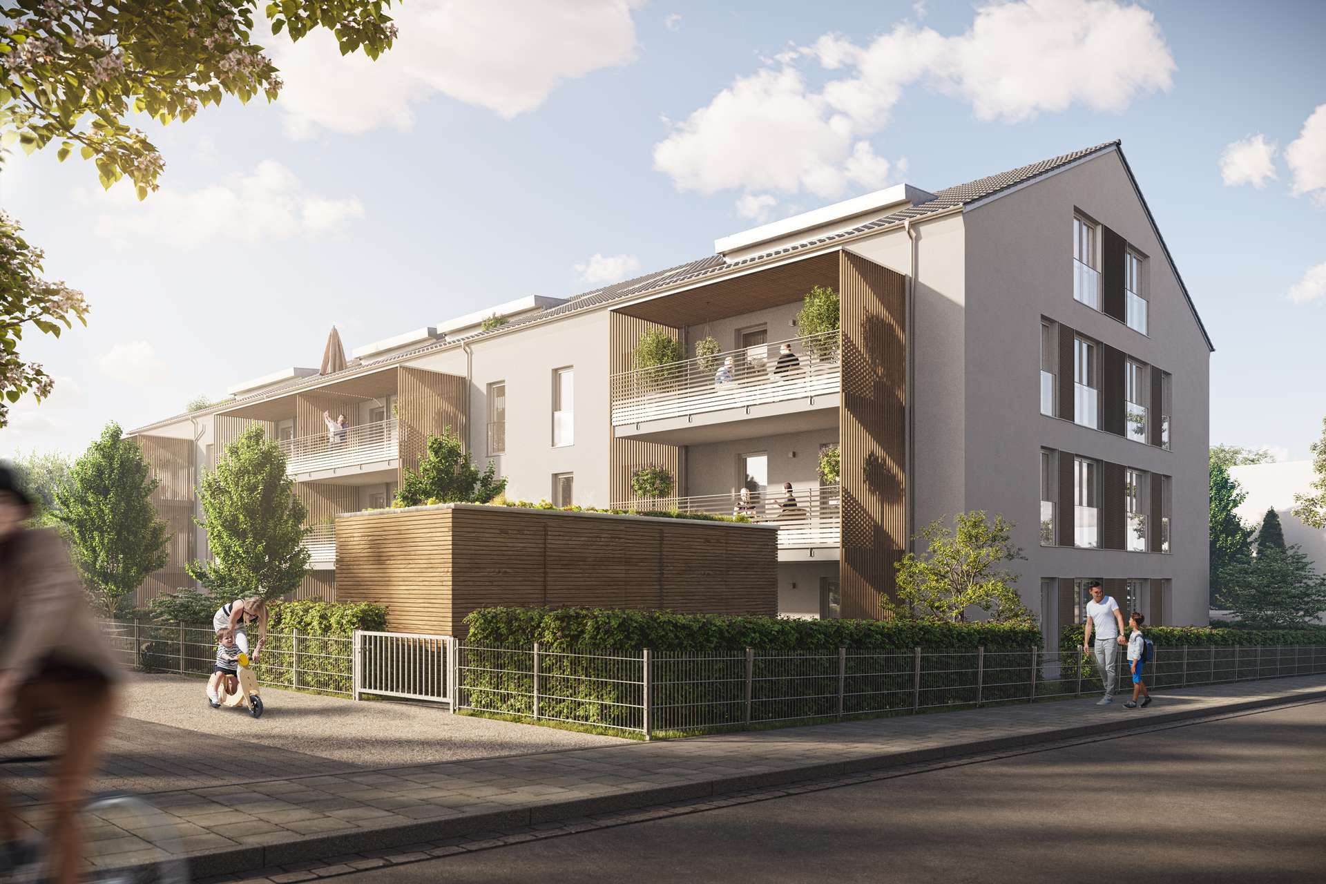 Visualisierung der Straßenansicht 