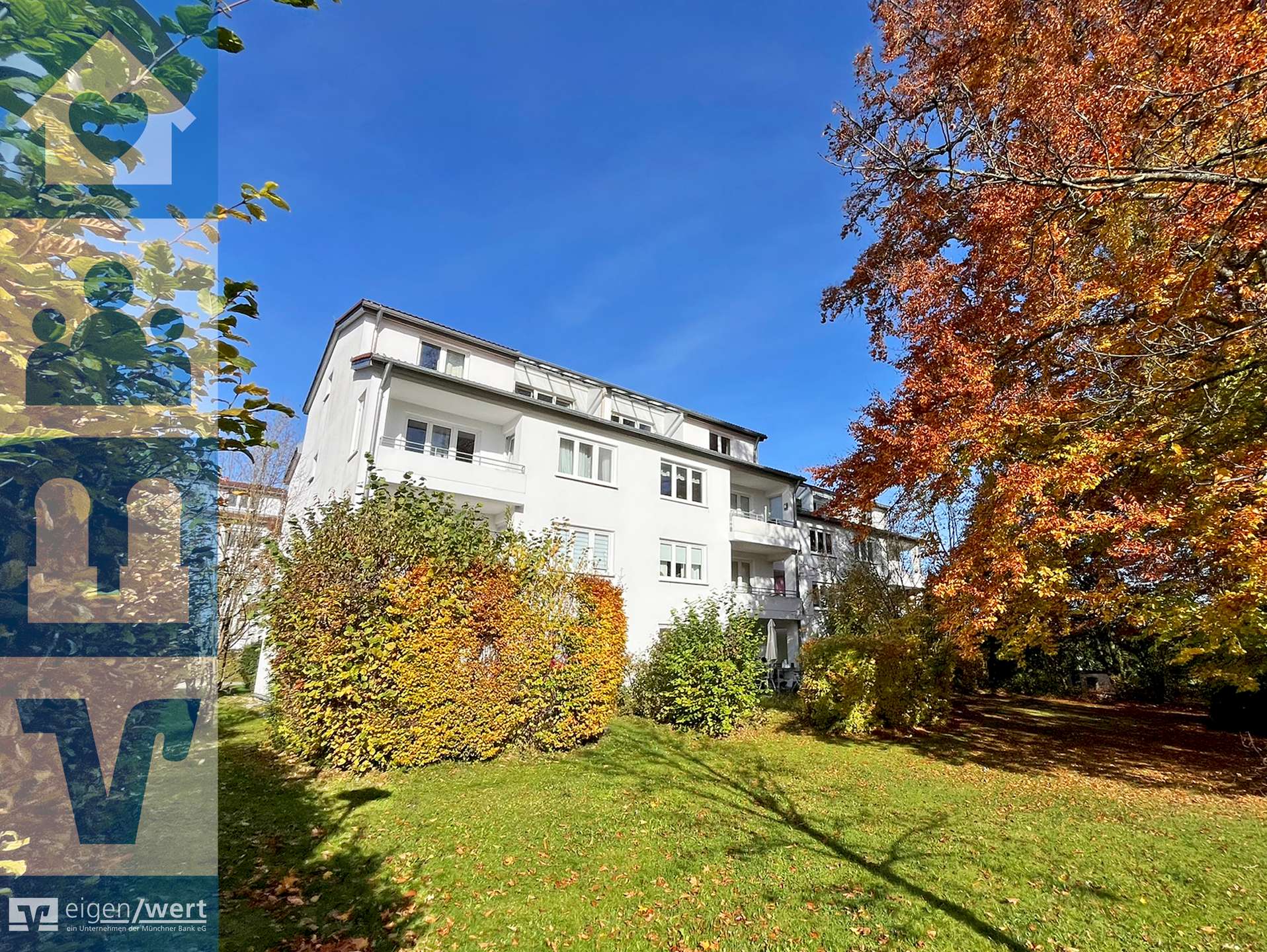 Außenansicht des Mehrfamilienhauses in Starnberg