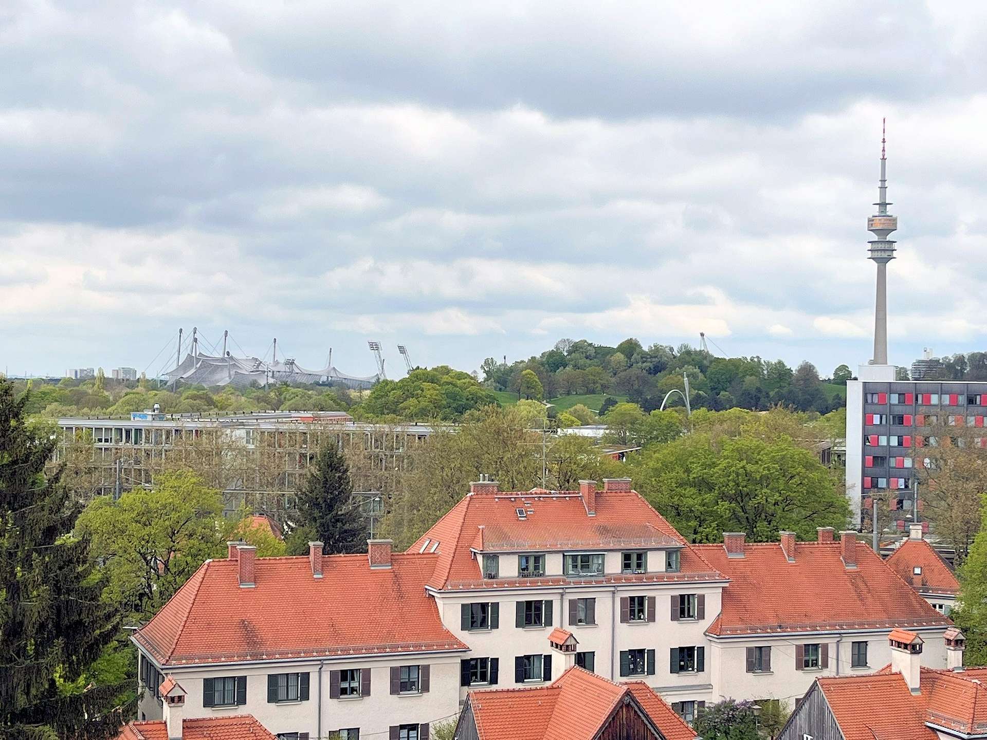 Blick vom gemeinschaftlichen Dachgarten
