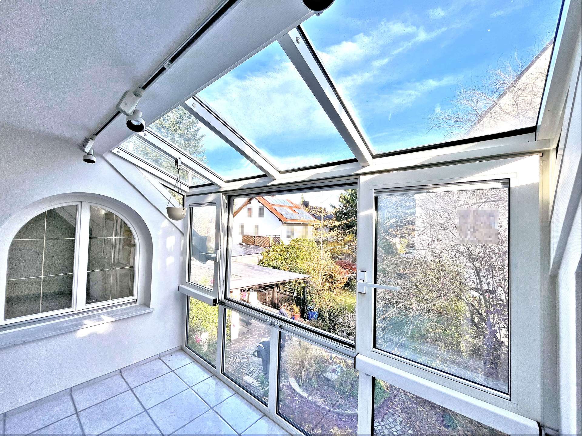 Wintergarten der Maisonettewohnung