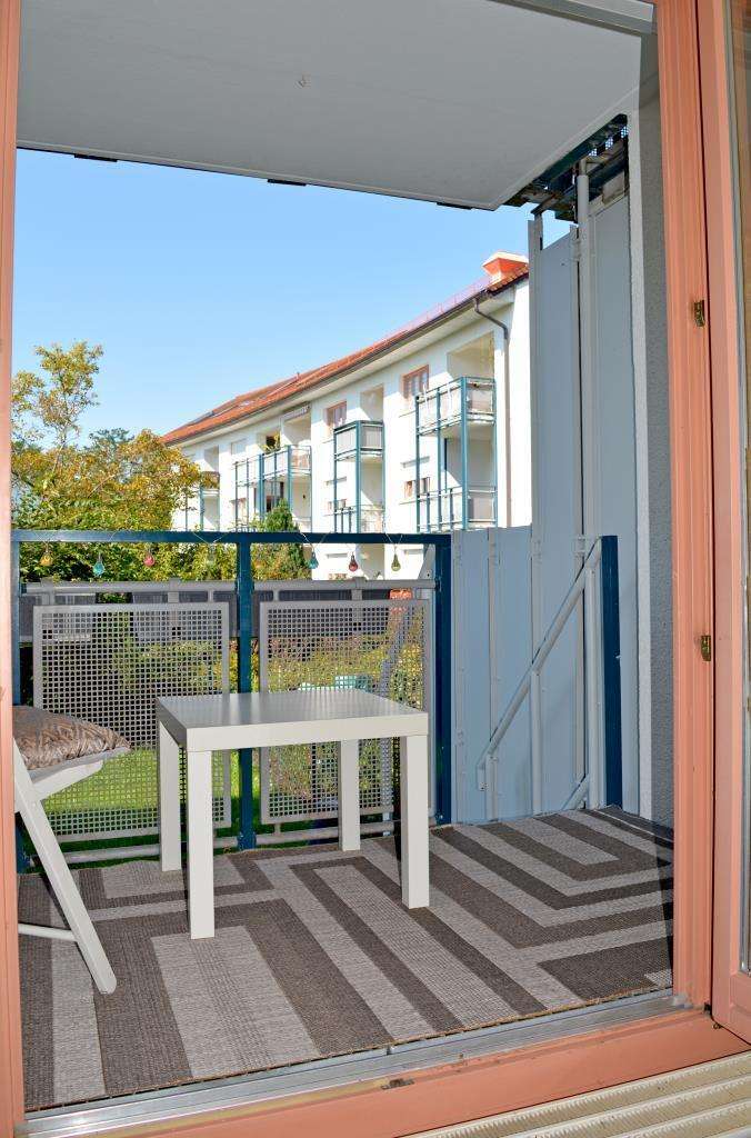 Ausblick vom Balkon