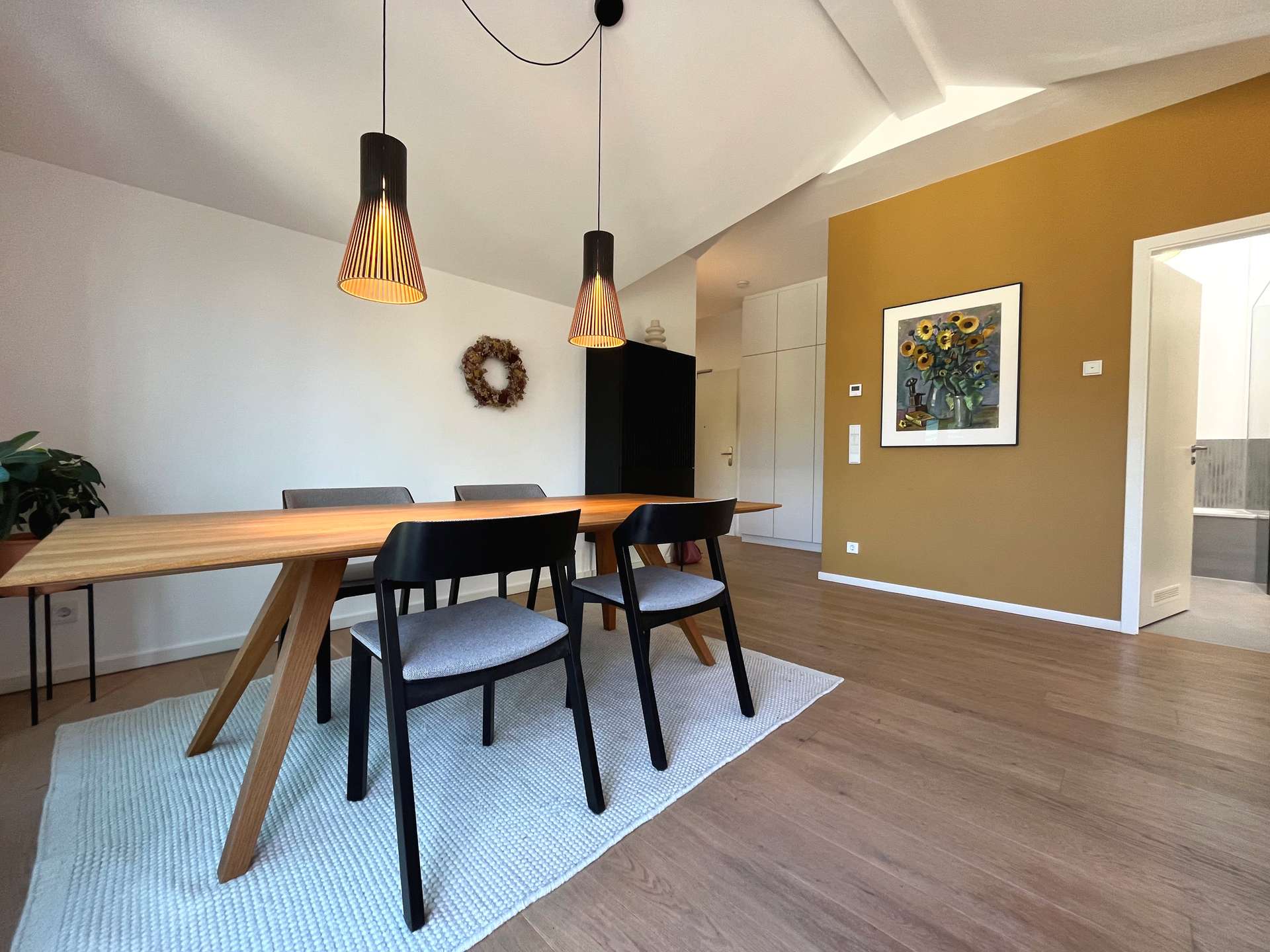 Essbereich im offenen Wohnraum