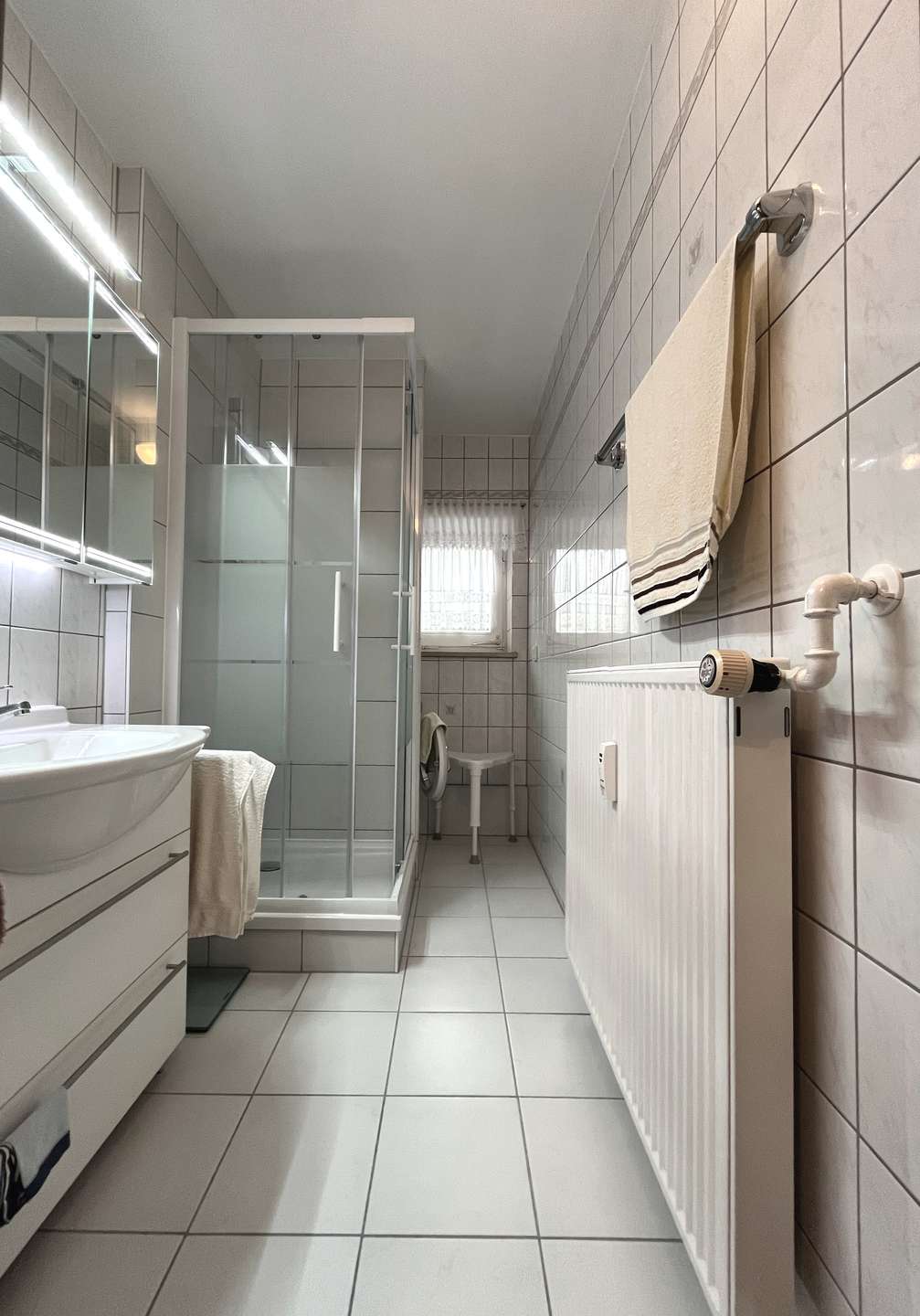 Tageslichtbad mit Dusche