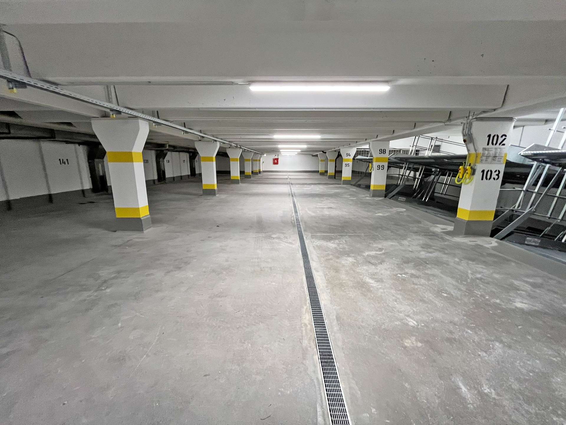 Ansicht der Tiefgarage