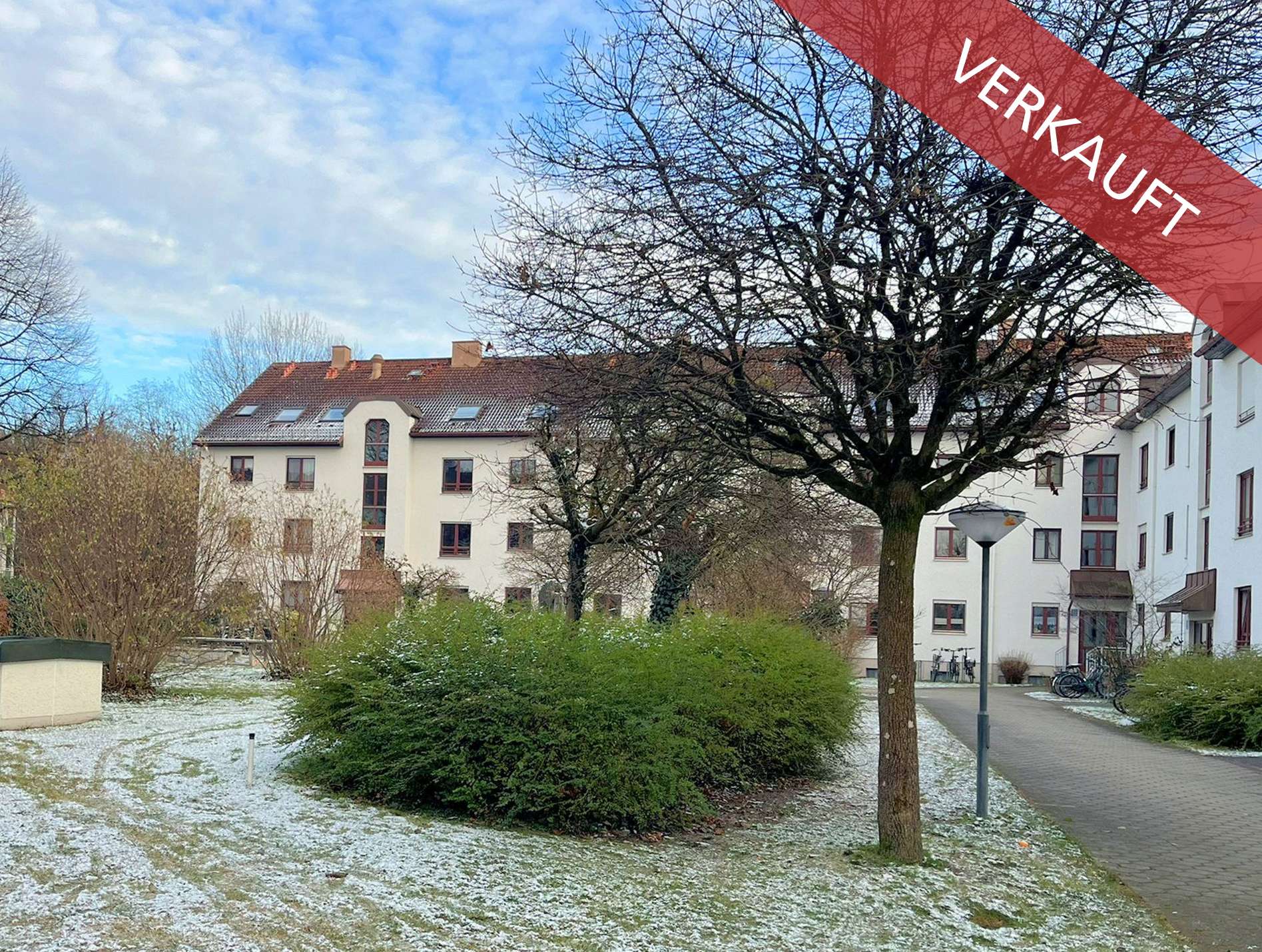 Außenansicht des Mehrfamilienhauses in Giesing