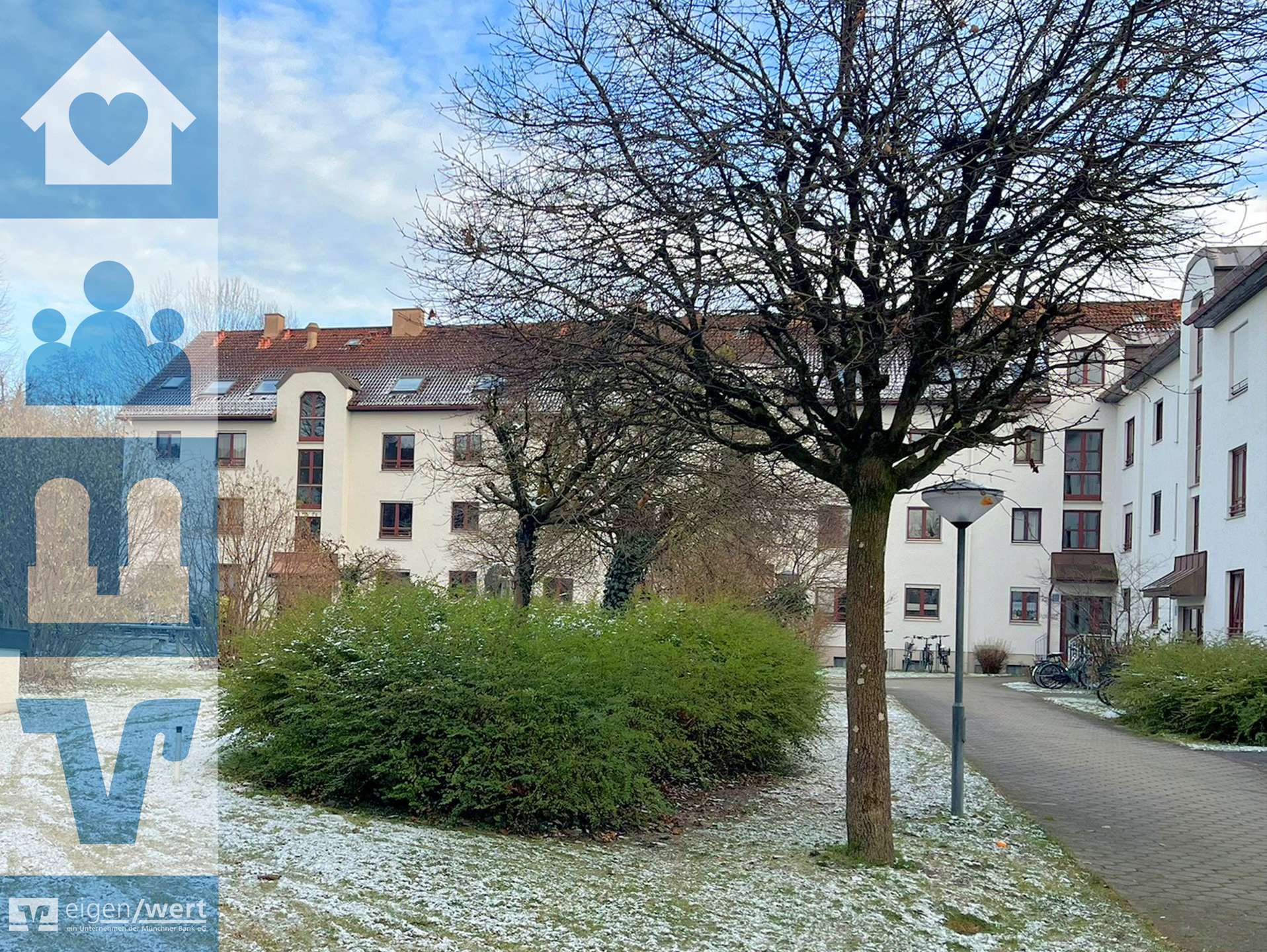 Außenansicht des Mehrfamilienhauses in Giesing