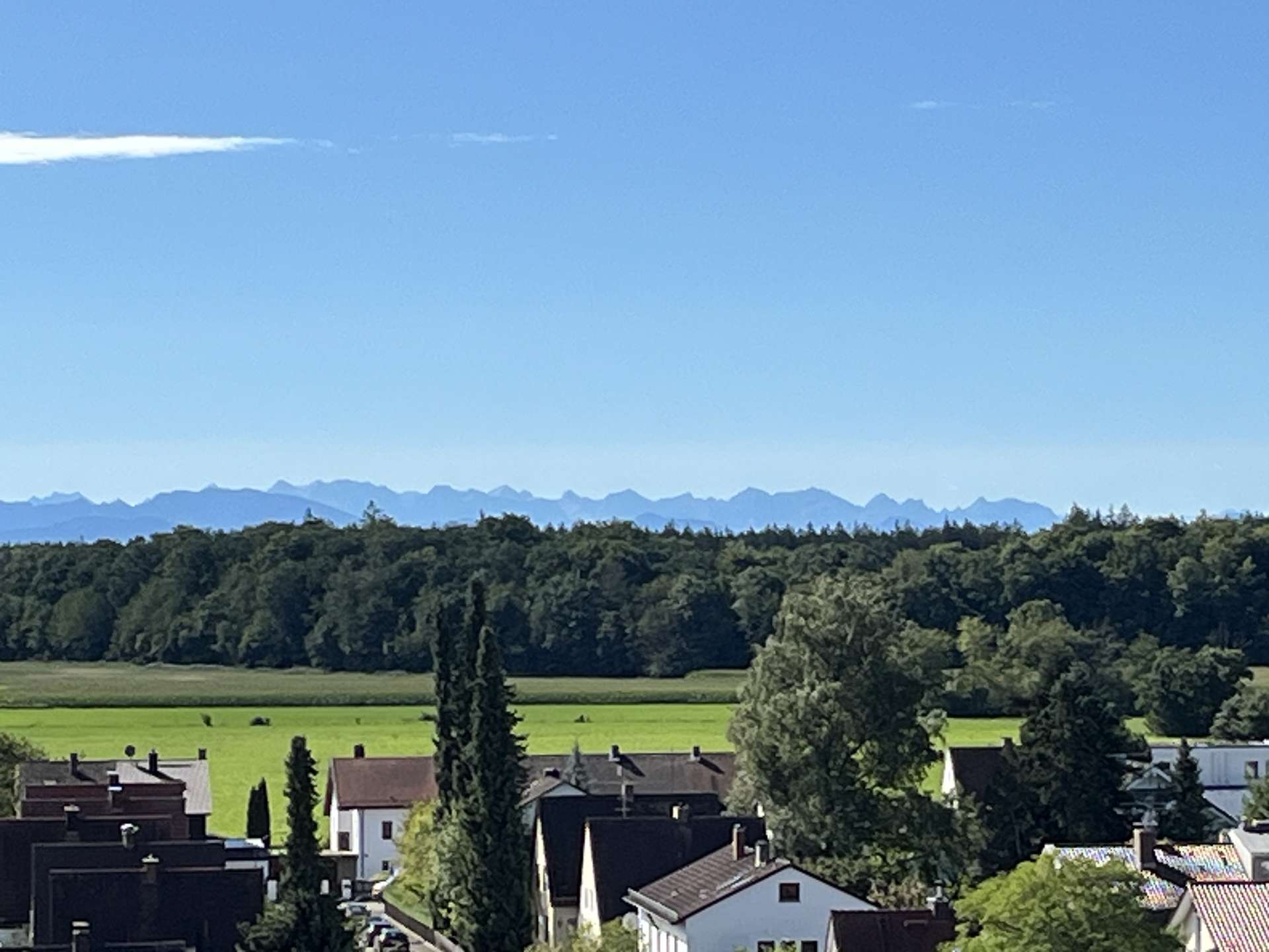 Sensationeller Alpenblick