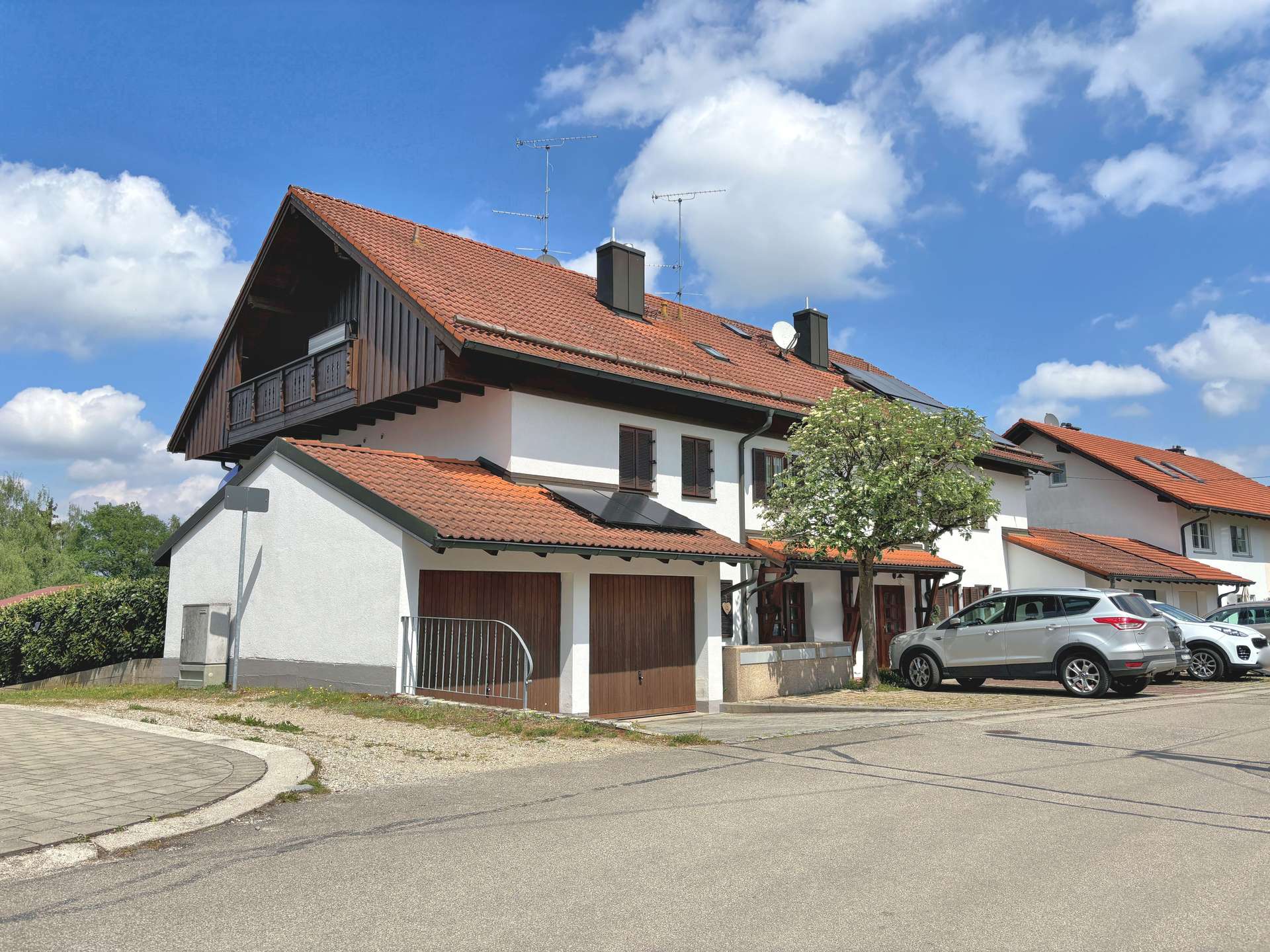 Außenansicht der Doppelhaushälfte