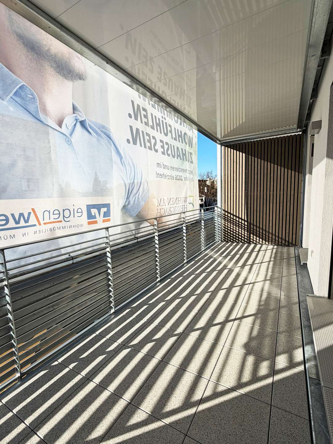 Großzügiger Balkon