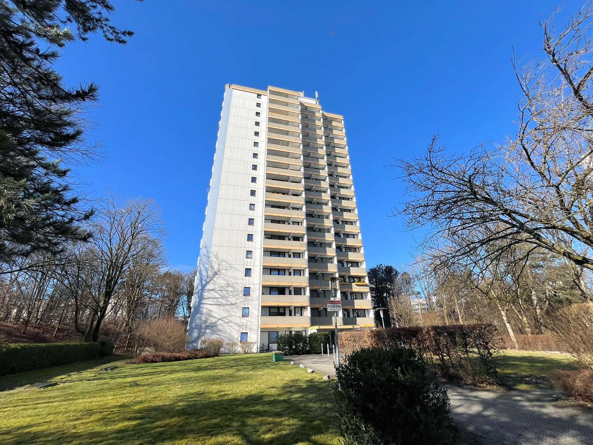 Außenansicht des Mehrfamilienhauses