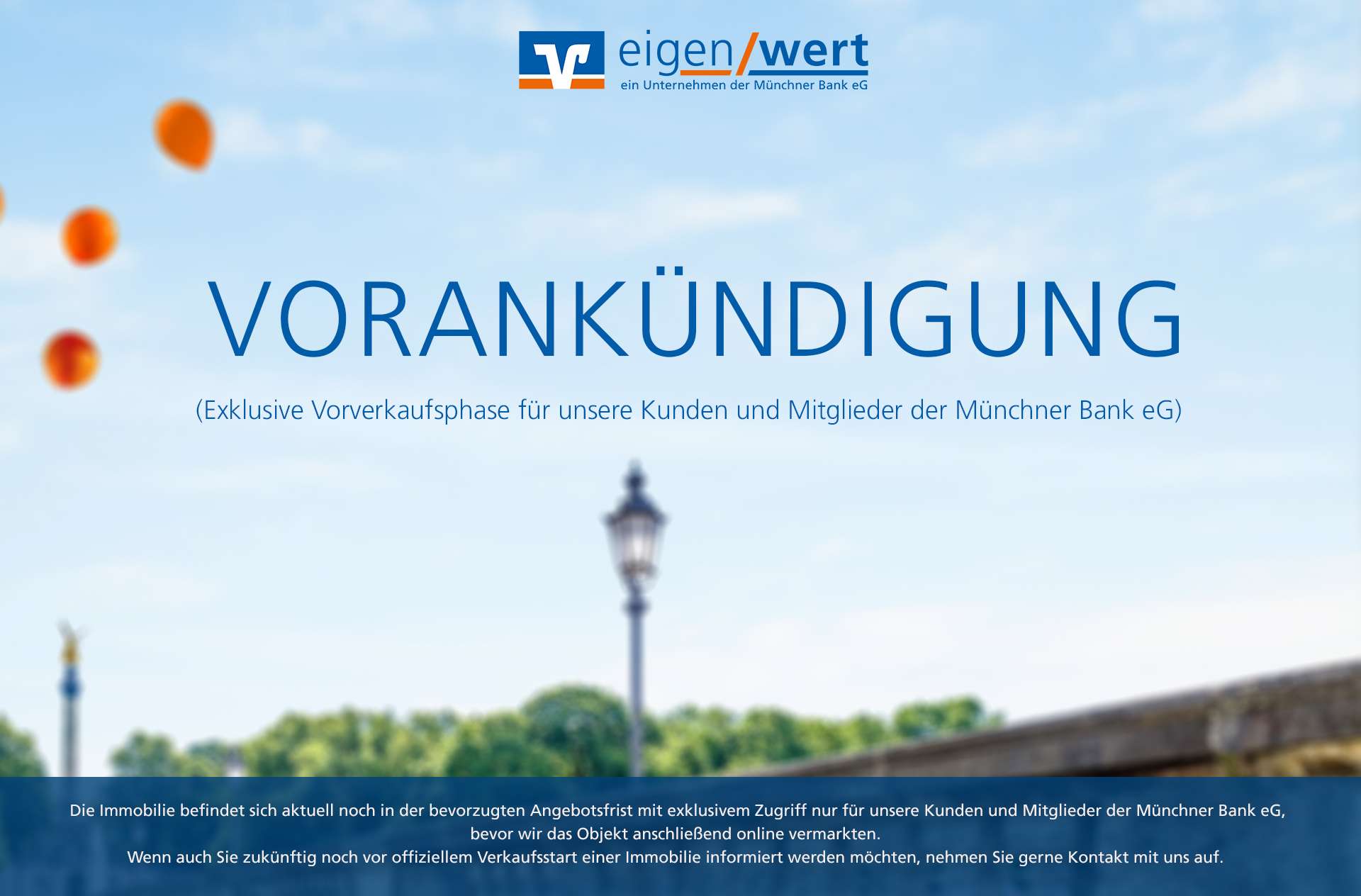 Vorankündigung
