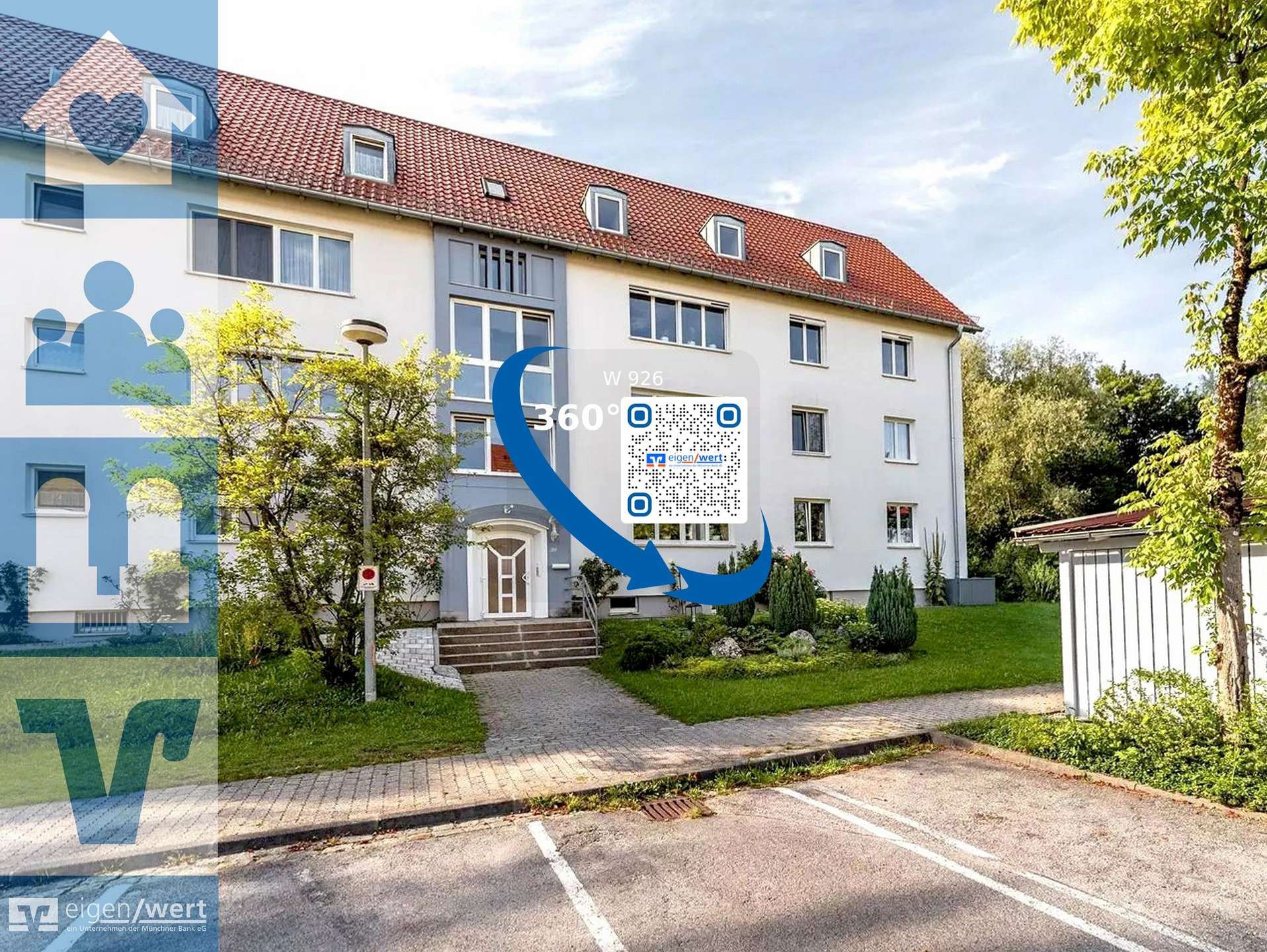 Ansicht des Mehrfamilenhauses