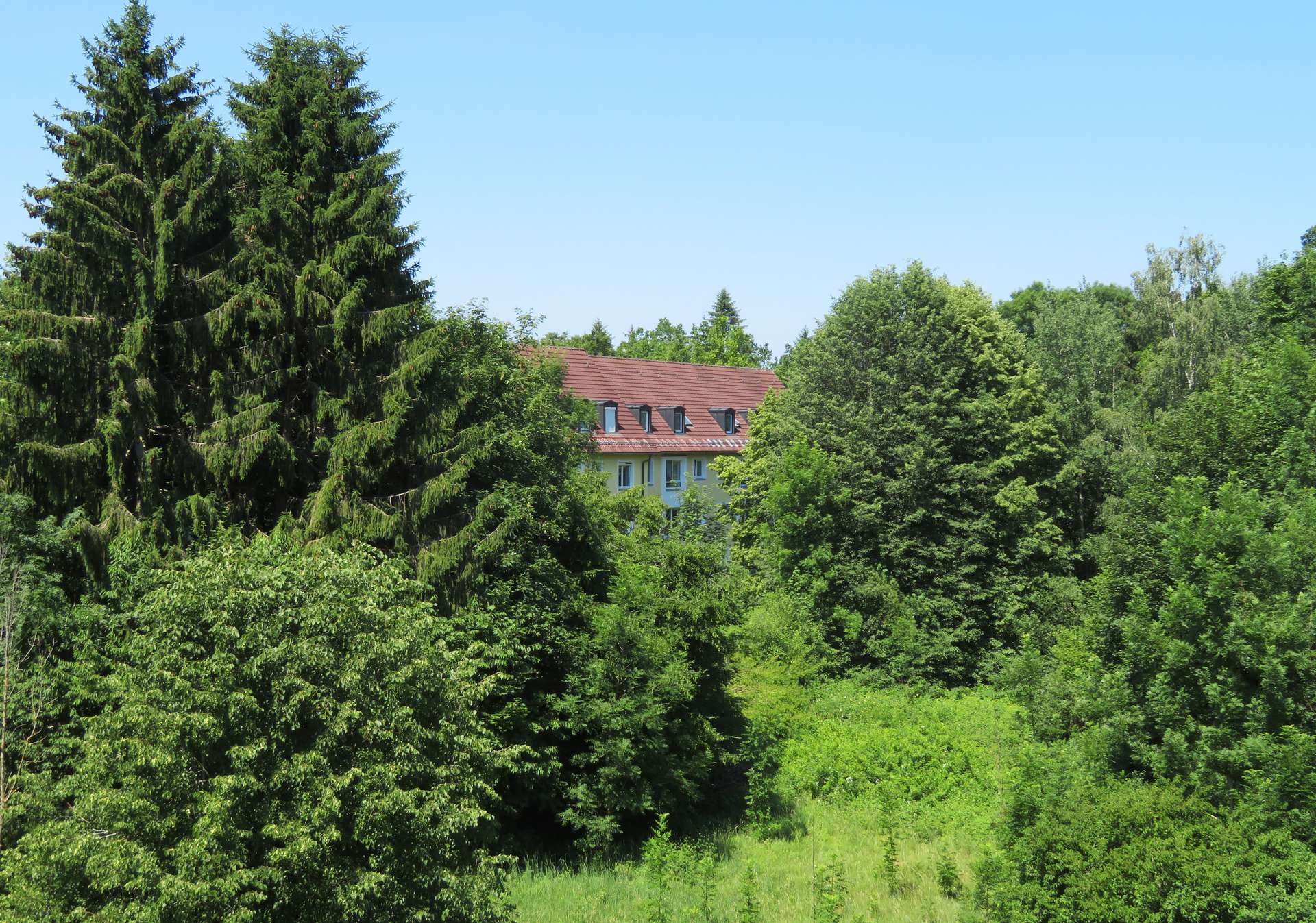 Ausblick vom Balkon