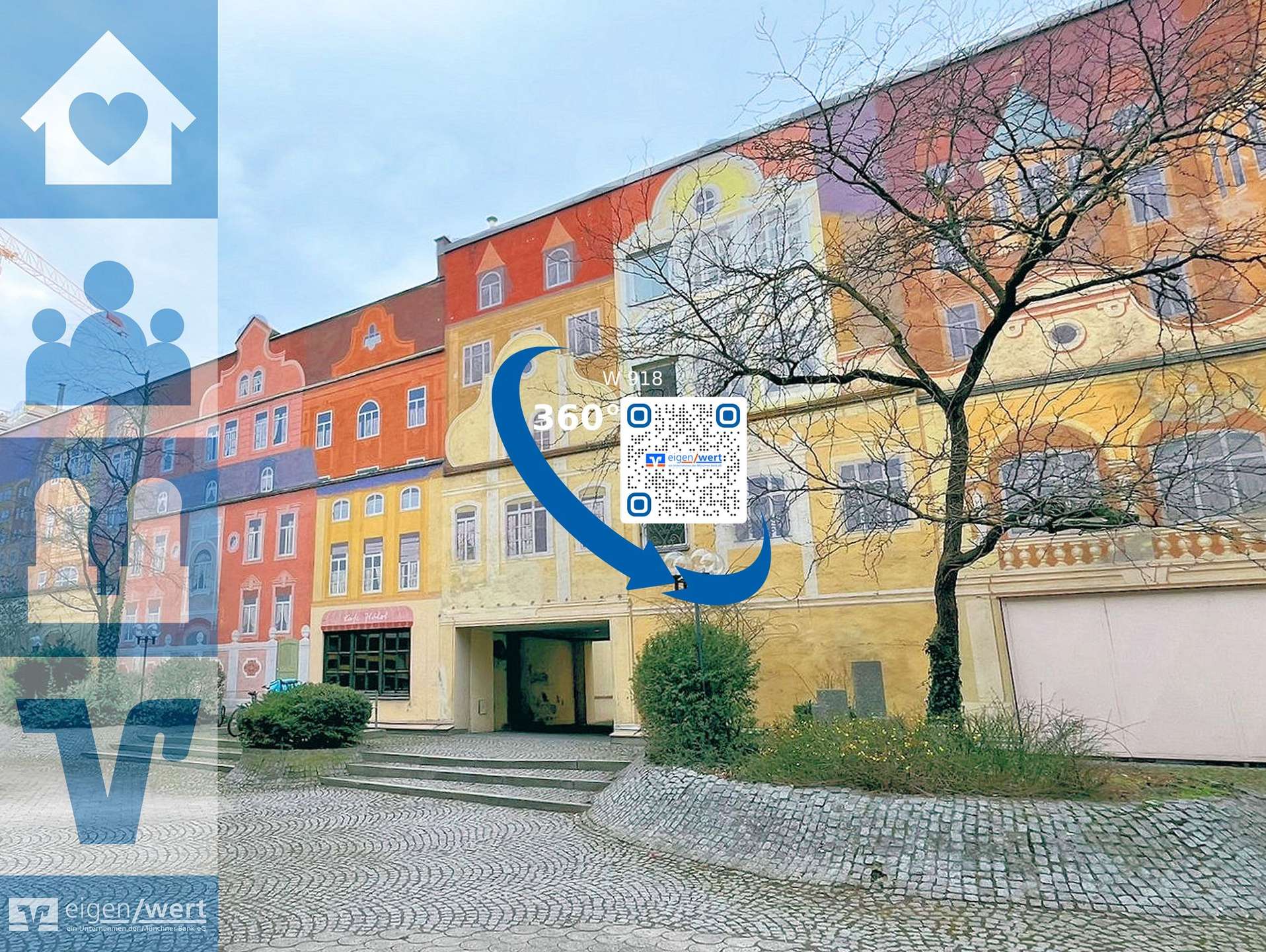 Außenansicht des Mehrfamilienhauses