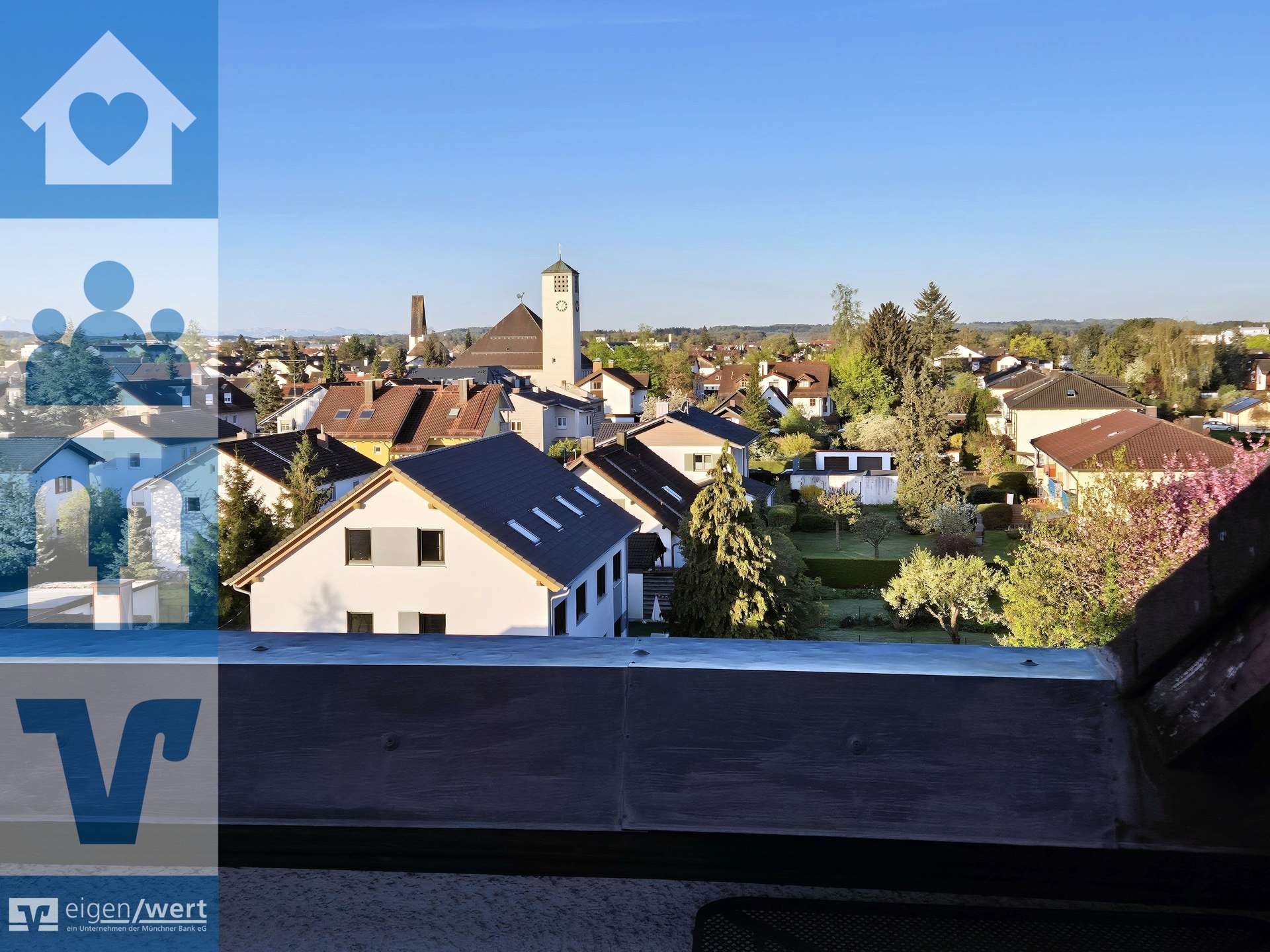 Dachterrasse mit Fernblick
