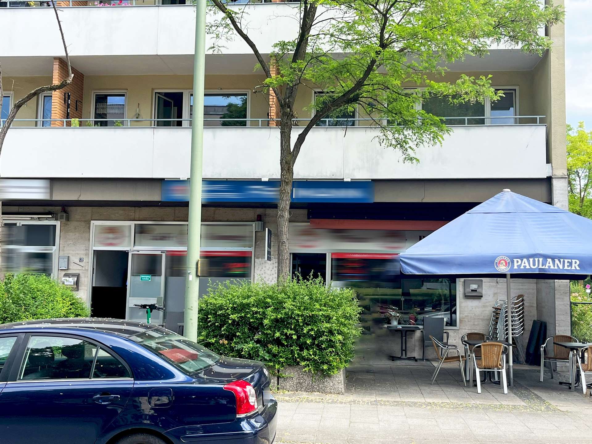Außenansicht des Ladenlokals