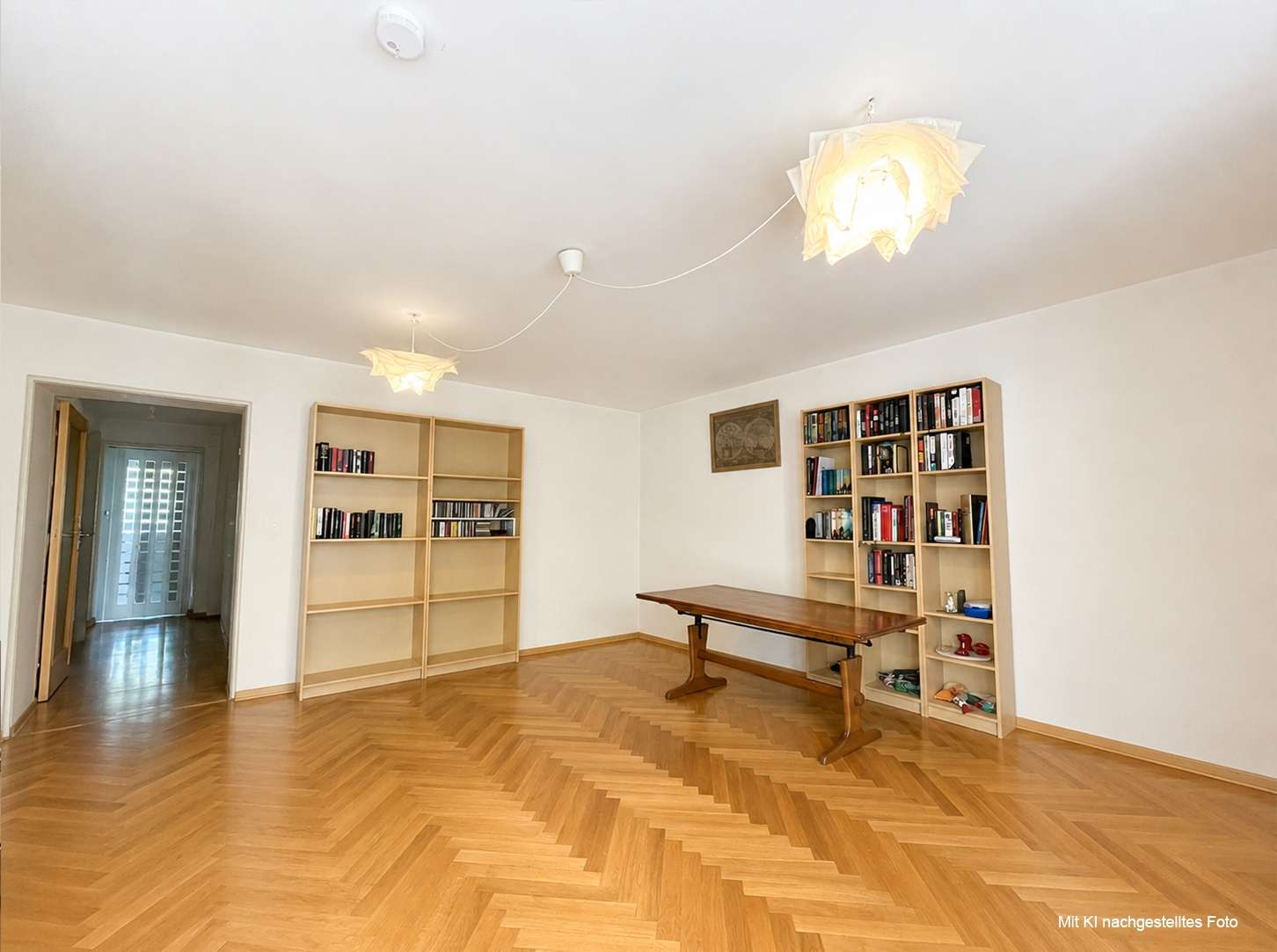 Wohnzimmer Blick Flur (KI)