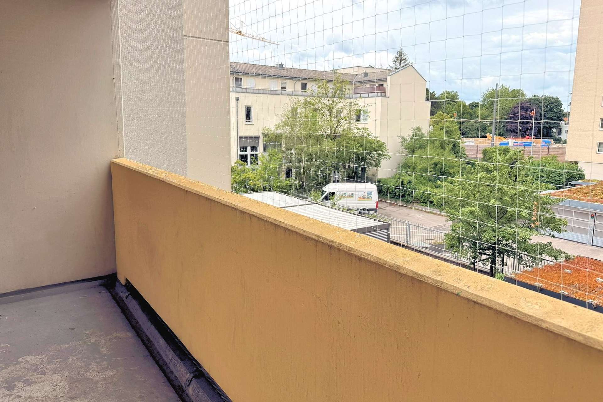 Ausblick vom Balkon